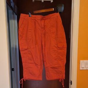 St. John's Bay Vibrant Orange Capris